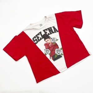 Selena short sleeve cropped t-shirt